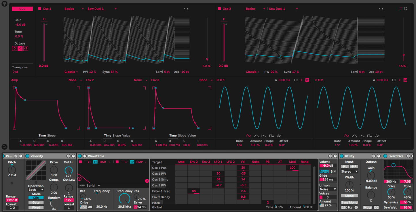 16 EBM, Industrial and EBM Techno Racks - Ableton Live Preset Pack