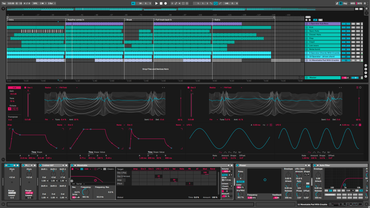 Dub Techno Template 2 - For Ableton Live 10 and above