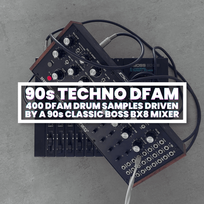 90s Techno DFAM - 400 Drum Samples Pack