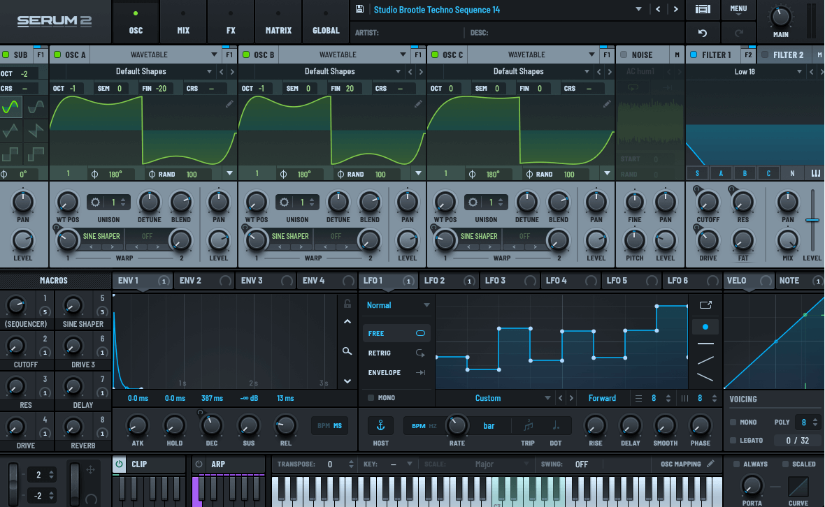 21 Techno Sequences for Serum 2